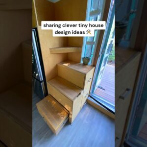 tiny house storage stairs for dogs