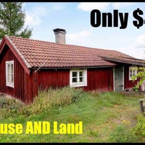 GORGEOUS Tiny House in Sweden (AND LAND) for only $43k !