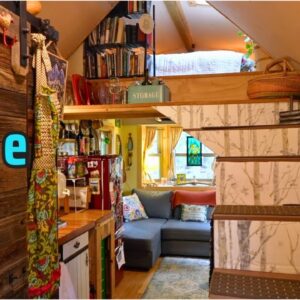 Her DIY Tiny House Build journey - advice, creative hacks & upgrades!