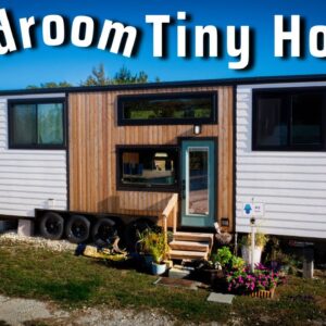 Living her best life in stunning Tiny House with 3 standing bedrooms!