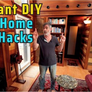 Ingenious DIY Tiny House Design Hacks using Salvaged Materials 🤯