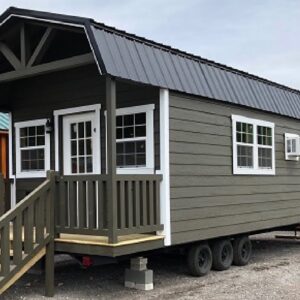 Amazing Rustic Jefferson T Shed Cabin on Wheels for Sale