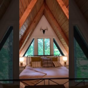 1960's A-frame Cabin Airbnb