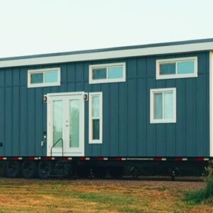 Absolutely Fabulous Blue Orca Park Model by Mint Tiny House