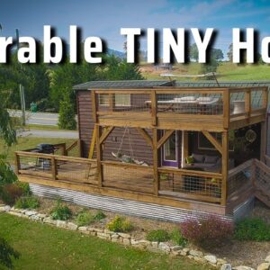 CUTE 30' Tiny House w/ Amazing Rooftop Terrace - would you live here?
