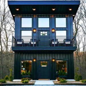 Incredibly Cozy 3-Story Black Contain Home in CA