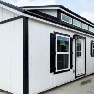 Beautiful White Shed Cabin Would Be Perfect For Somebody