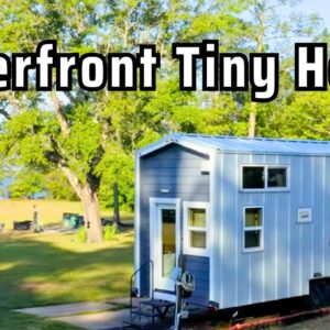 Couple's Reversed Living Tiny House - helped them open dream Bakery!