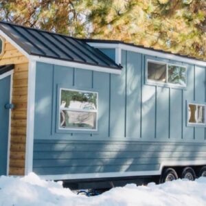 Incredibly Luxury Mustard Seed Tiny House with Big Bright Living Room