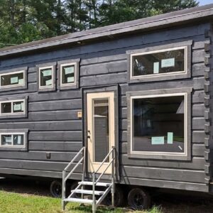 Rustic Beautiful Blackberry Tiny Home Has Natural Wood Features