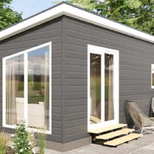 Simple Beautiful Basic XL Pent Roof Small House for Sale