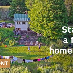 Couldn't afford the city. They got Starter Homestead in Vermont