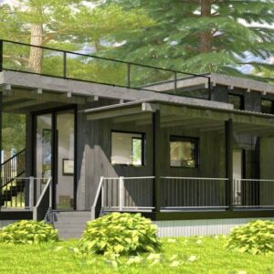 Amazing Cozy Caboose Park Model with Floor Plan by WheelHaus