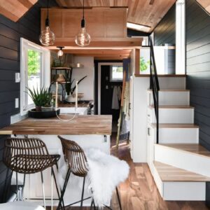 Most Beautiful Urban Kootenay Tiny House by Tru Form Tiny