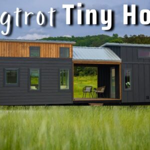 Dreamy Dogtrot Tiny House on Wheels by Builder with a BIG Heart