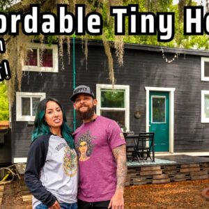 Family's Tiny House inspired by vision from God - loving simple life!