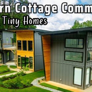 His Incredible Modern Cottage & Tiny House Community in Atlanta metro