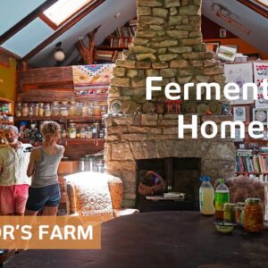 Left city to pioneer wild fermentation in tranquil off-grid homestead