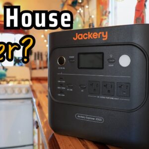 Tiny House Power Test! NEW Jackery 2000 v2 Solar Generator