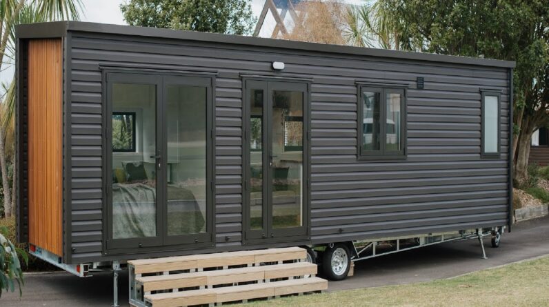 One of The Most Beautiful Dark Horse Tiny House in NZ