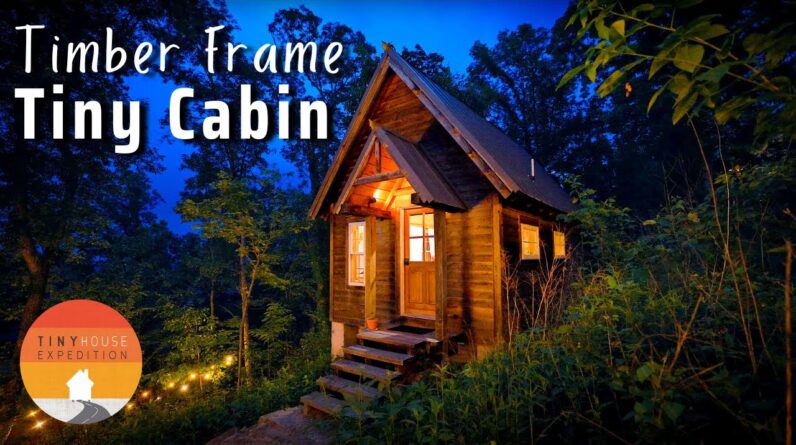 Dreamy Timber Frame Tiny House Cabin! TOUR & Small Space Design Ideas