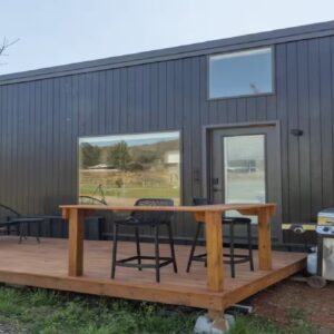 The Most Beautiful and Charming Andromeda Tiny House at Acony Bell Tiny Home Village