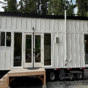 The Most Beautiful White New 2024 Tiny House on Wheels in WA