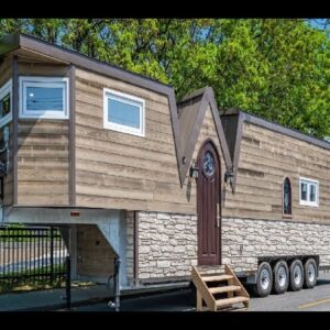 Amazing Price Purple Heart Manor Custom Designed Luxury Tiny Home by Acorn Tiny Homes