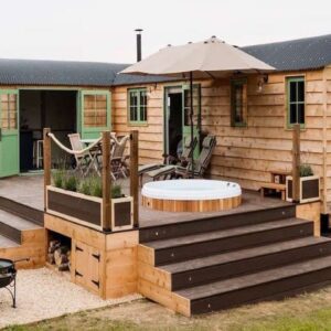 Amazing Two Tiny Wooden Shepherds Huts