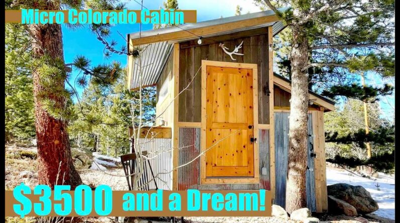 Hidden Micro Cabin on a $3500 piece of Mountain Land!