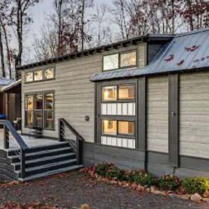 The Most Charming Lakeside Tiny House on The Lake in The Mountains