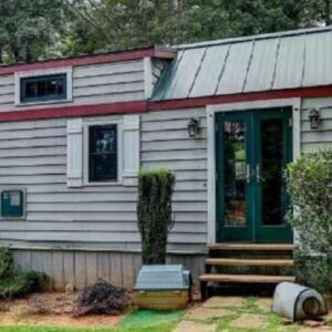 Tiny House on Wheels Built on a Caravan