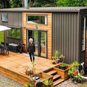 Tiny House Representing Freedom in the Forest