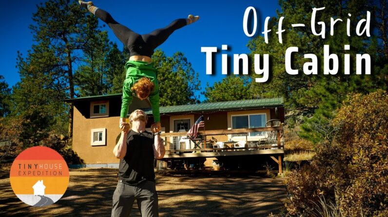 Unique Couple builds Off-Grid Tiny House in Colorado Mountains