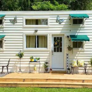 White Leaf Commons Tiny House with Spectacular Deck Space